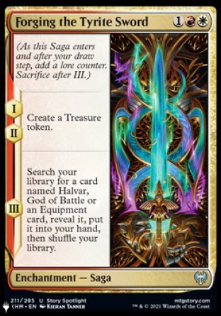(211) Magic The Gathering The List Single: Forging the Tyrite Sword  Uncommon