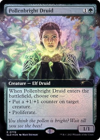 (776) Magic The Gathering Secret Lair Drop Series Single: Pollenbright Druid  Rare