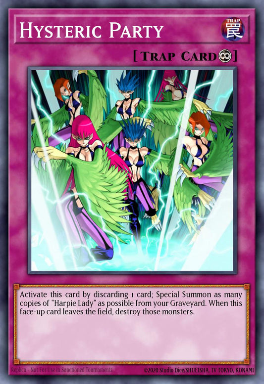 (112) YuGiOh TCG LCJW: Legendary Collection 4: Mega Pack Single: Hysteric Party  Super Rare