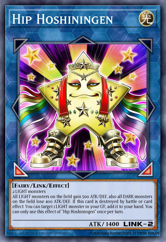 (112) YuGiOh TCG MP19: 2019 Gold Sarcophagus Tin Mega Pack Single: Hip Hoshiningen  Rare