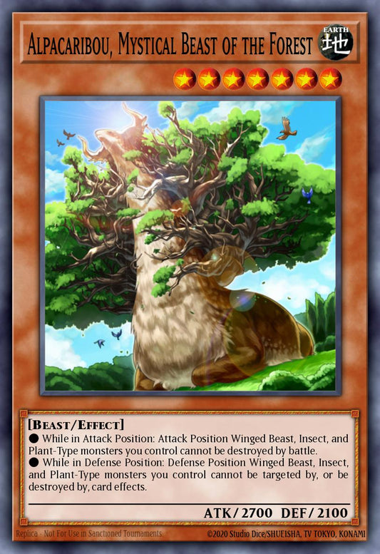 (244) YuGiOh TCG MP14: 2014 Mega-Tins Mega-Pack Single: Alpacaribou, Mystical Beast of the Forest  Common