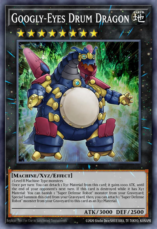 (098) YuGiOh TCG MP14: 2014 Mega-Tins Mega-Pack Single: Googly-Eyes Drum Dragon  Common