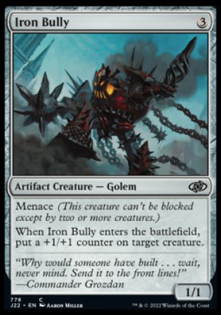 (778) Magic The Gathering Jumpstart 2022 Single: Iron Bully  Common