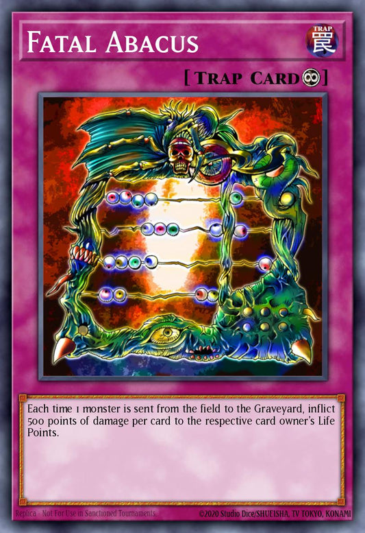 (133) YuGiOh TCG DB2: Dark Beginning 2 Single: Fatal Abacus  Common