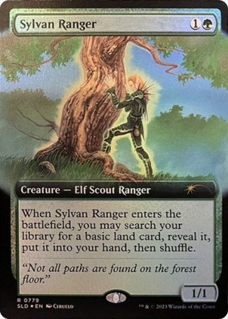 (779) Magic The Gathering Secret Lair Drop Series Single: Sylvan Ranger Holo Rare