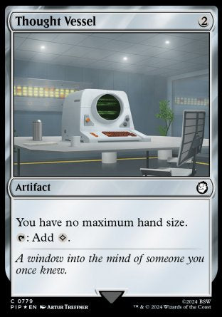 (779) Magic The Gathering Universes Beyond: Fallout: Extras Single: Thought Vessel  Holo Common