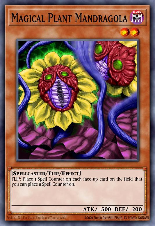 (001) YuGiOh TCG SBSC: Speed Duel: Scars of Battle Single: Magical Plant Mandragola  Common