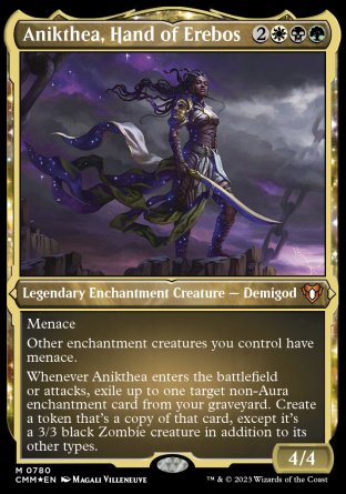 (780) Magic The Gathering Commander Masters: Extras Single: Anikthea, Hand of Erebos (V.3) Holo Special