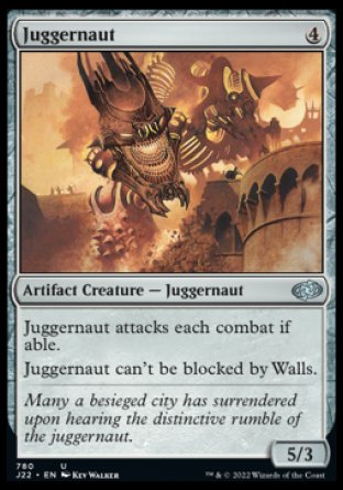 (780) Magic The Gathering Jumpstart 2022 Single: Juggernaut  Uncommon