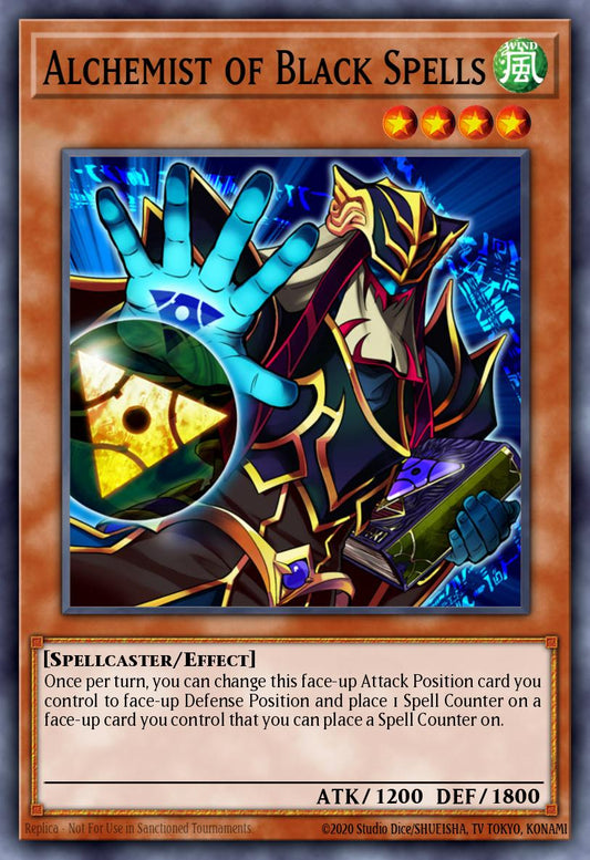 (082) YuGiOh TCG ABPF: Absolute Powerforce Single: Alchemist of Black Spells (V.1 - Ultra Rare)  Ultra Rare