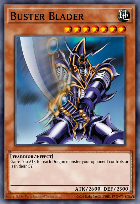 (115) YuGiOh TCG RA04: Quarter Century Stampede Single: Buster Blader (V.1 - Platinum Secret Rare)  Platinum Secret Rare
