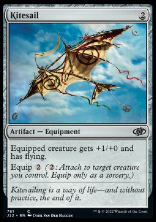 (781) Magic The Gathering Jumpstart 2022 Single: Kitesail  Common