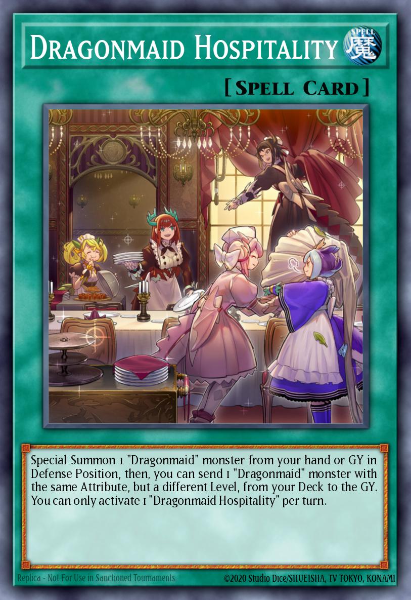 (065) YuGiOh TCG BLMM: Battles of Legend: Monster Mayhem Single: Dragonmaid Hospitality  Ultra Rare