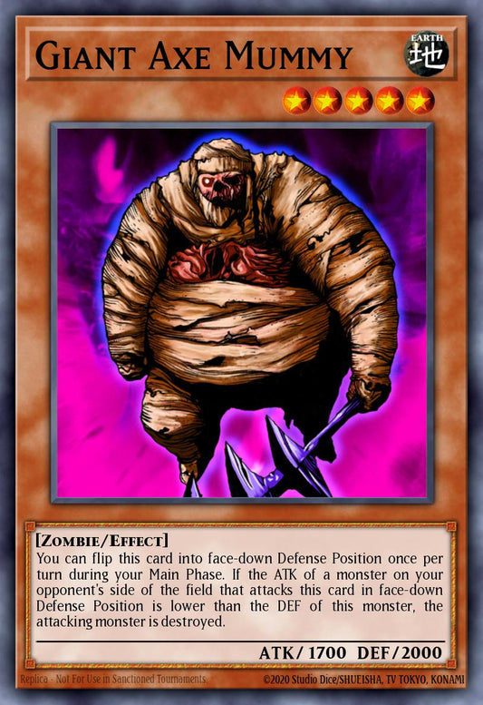 (223) YuGiOh TCG DB2: Dark Beginning 2 Single: Giant Axe Mummy  Common