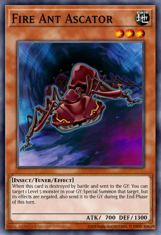 (020) YuGiOh TCG ABPF: Absolute Powerforce Single: Fire Ant Ascator  Common