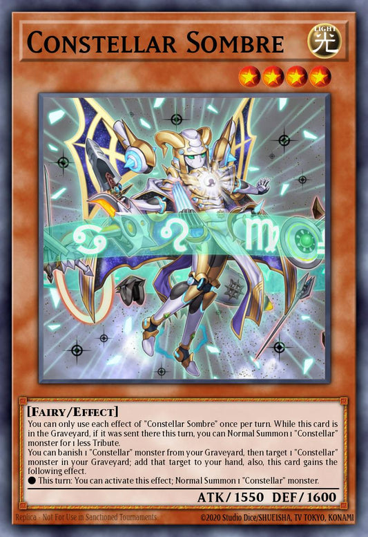(060) YuGiOh TCG MP14: 2014 Mega-Tins Mega-Pack Single: Constellar Sombre  Super Rare