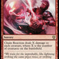 (783) Magic The Gathering Commander Legends: Battle for Baldur's Gate: Extras Single: Chain Reaction  Rare