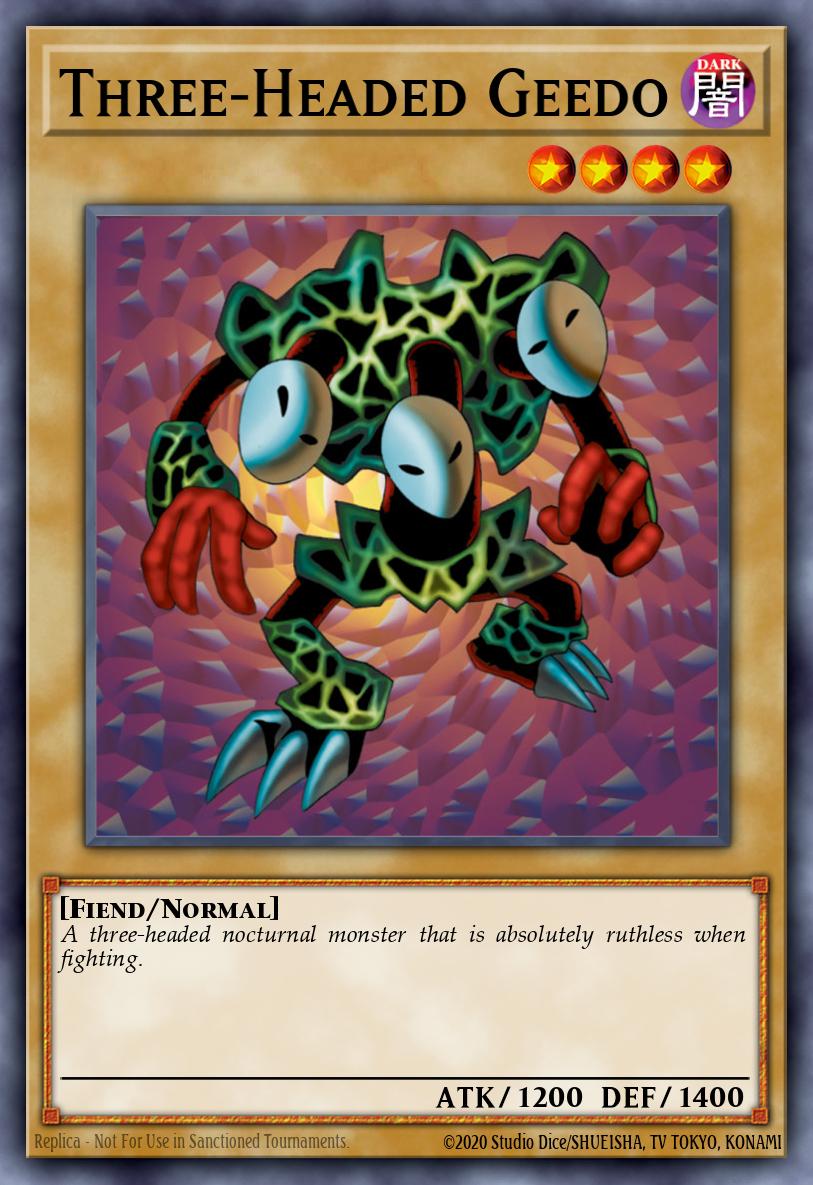 (002) YuGiOh TCG PSV: Pharaoh's Servant Single: Three-Headed Geedo (V.2 - Common)  Common