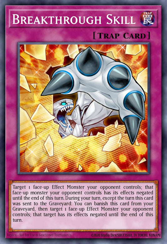 (202) YuGiOh TCG RA04: Quarter Century Stampede Single: Breakthrough Skill (V.2 - Quarter Century Secret Rare)  Quarter Century Secret Rare
