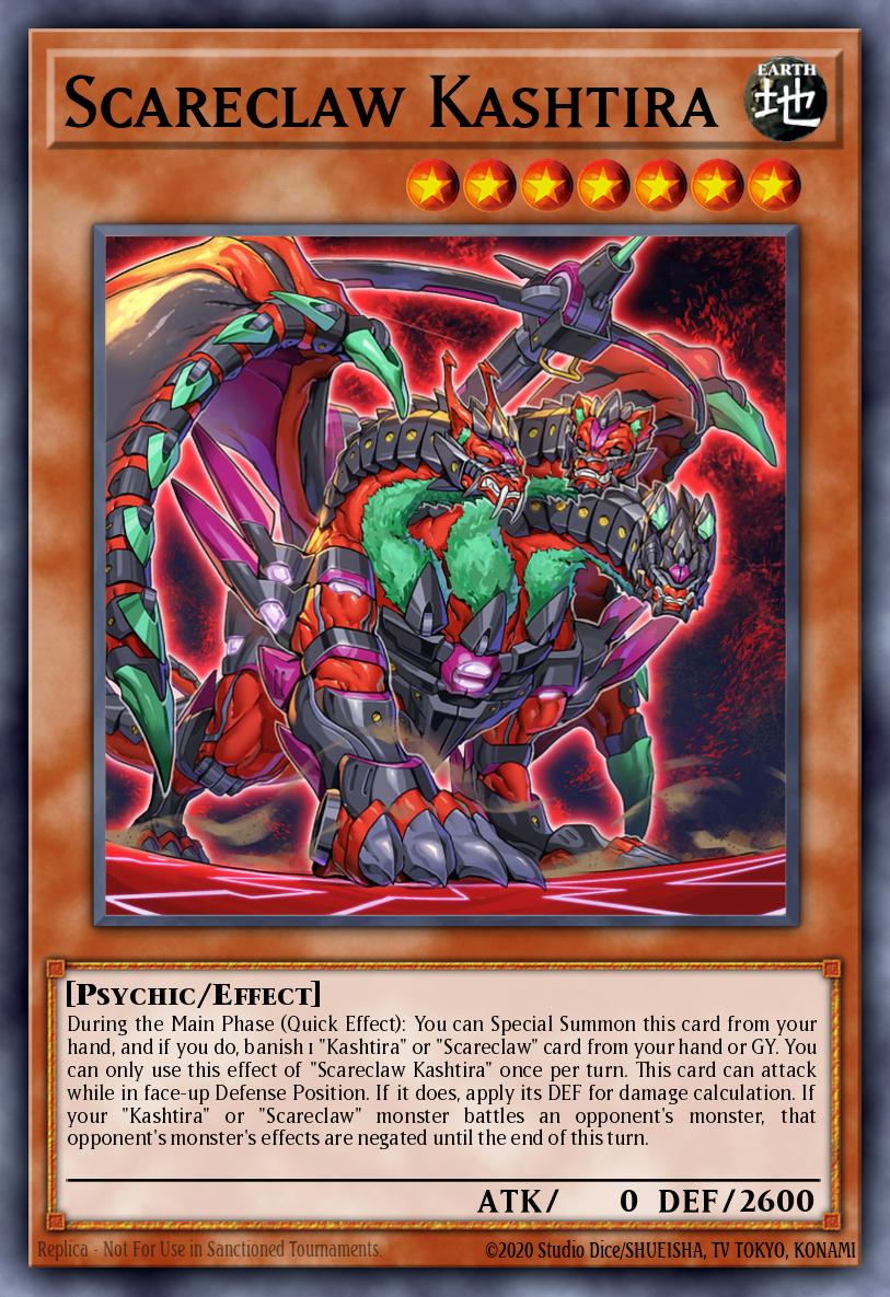 (168) YuGiOh TCG MP24: 25th Anniversary Tin: Dueling Mirrors Single: Scareclaw Kashtira  Ultra Rare