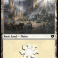(785) Magic The Gathering Commander Masters: Extras Single: Plains (V.6)  Land