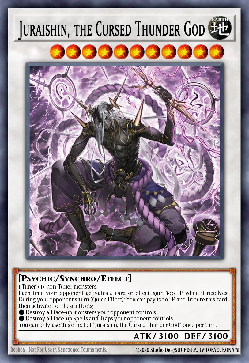 (043) YuGiOh TCG ALIN: Alliance Insight Single: Juraishin, the Cursed Thunder God (V.1 - Ultra Rare)  Ultra Rare