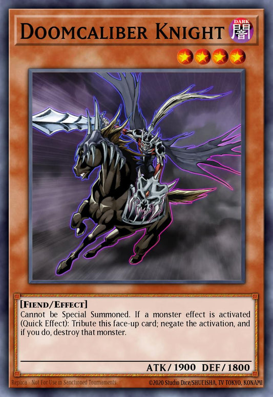 (077) YuGiOh TCG PGL2: Premium Gold 2 Single: Doomcaliber Knight  Gold Rare