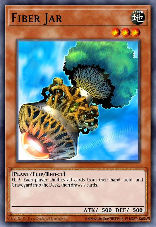 (166) YuGiOh TCG DB2: Dark Beginning 2 Single: Fiber Jar  Rare