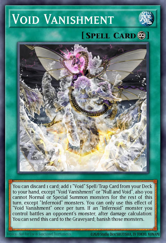 (100) YuGiOh TCG BLTR: Battles of Legend: Terminal Revenge Single: Void Vanishment  Secret Rare