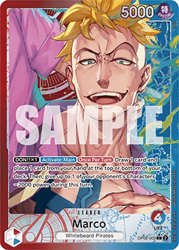 (002) One Piece TCG OP08: Two Legends Single: Marco (OP08-002) (V.2)  Alternate Art