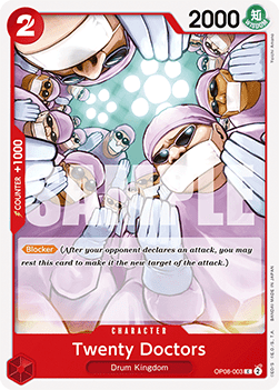 (003) One Piece TCG OP08: Two Legends Single: Twenty Doctors (OP08-003)  Common