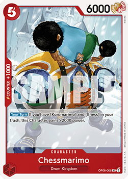 (006) One Piece TCG OP08: Two Legends Single: Chessmarimo (OP08-006)  Uncommon