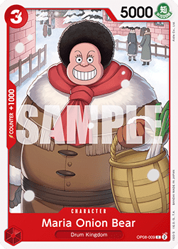 (009) One Piece TCG OP08: Two Legends Single: Maria Onion Bear (OP08-009)  Common