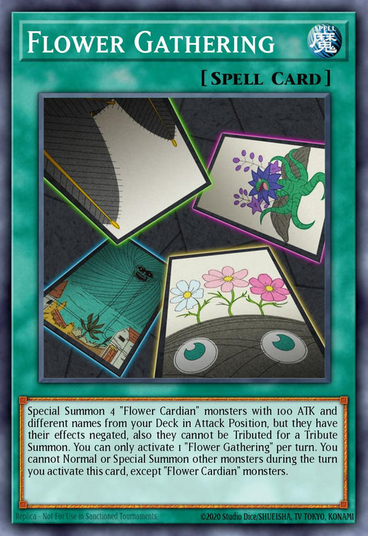 (136) YuGiOh TCG DLCS: Dragons of Legend: The Complete Series Single: Flower Gathering  Common