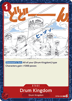 (020) One Piece TCG OP08: Two Legends Single: Drum Kingdom (OP08-020)  Common