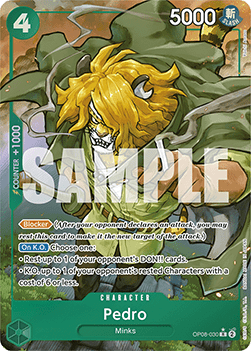 (030) One Piece TCG OP08: Two Legends Single: Pedro (OP08-030) (V.2)  Alternate Art