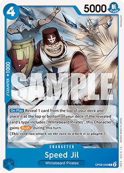 (049) One Piece TCG OP08: Two Legends Single: Speed Jil (OP08-049)  Common