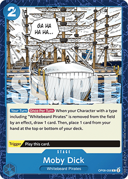 (056) One Piece TCG OP08: Two Legends Single: Moby Dick (OP08-056)  Common