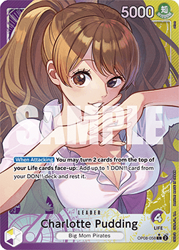 (058) One Piece TCG OP08: Two Legends Single: Charlotte Pudding (OP08-058) (V.2)  Alternate Art