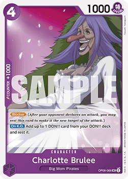 (066) One Piece TCG OP08: Two Legends Single: Charlotte Brulee (OP08-066)  Uncommon