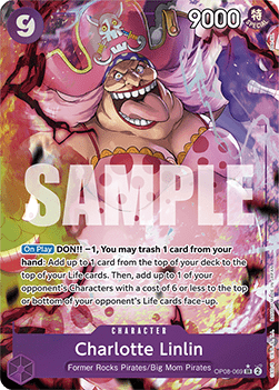 (069) One Piece TCG OP08: Two Legends Single: Charlotte Linlin (OP08-069) (V.2)  Alternate Art