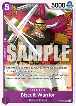 (072) One Piece TCG OP08: Two Legends Single: Biscuit Warrior (OP08-072)  Common