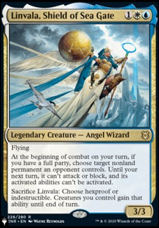 (226) Magic The Gathering The List Single: Linvala, Shield of Sea Gate  Rare