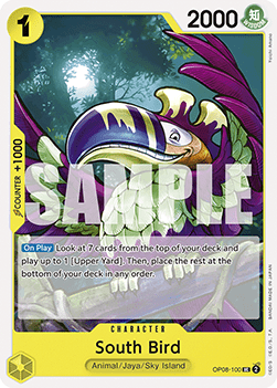 (100) One Piece TCG OP08: Two Legends Single: South Bird (OP08-100)  Uncommon