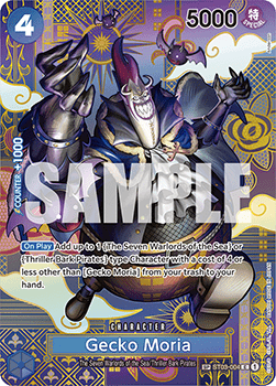 (ST03-004) One Piece TCG OP08: Two Legends Single: Gecko Moria (ST03-004)  Special Rare