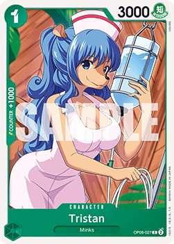 (027) One Piece TCG OP08: Two Legends Single: Tristan (OP08-027)  Common