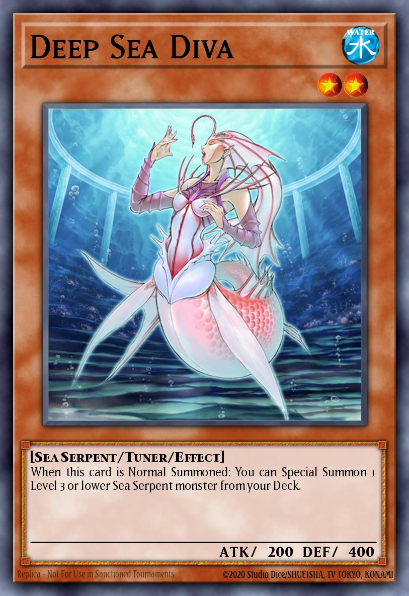(004) YuGiOh TCG RA03: Quarter Century Bonanza Single: Deep Sea Diva (V.4 - Platinum Secret Rare)  Platinum Secret Rare