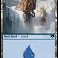 (788) Magic The Gathering Commander Masters: Extras Single: Island (V.4)  Land