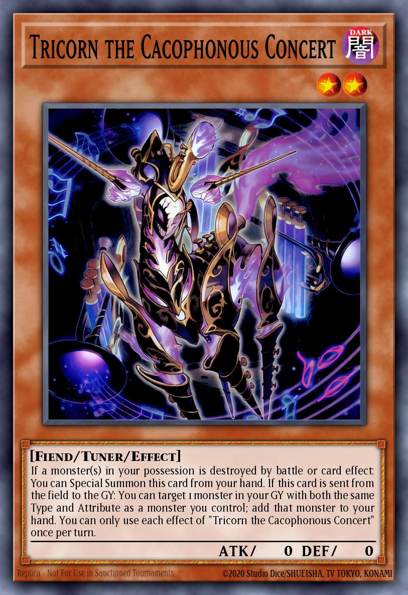 (087) YuGiOh TCG PHNI: Phantom Nightmare Single: Tricorn the Cacophonous Concert  Common