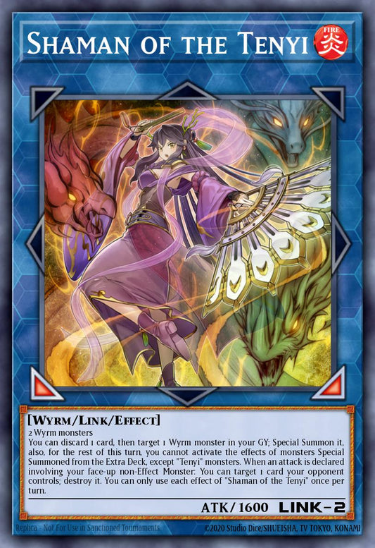 (122) YuGiOh TCG MP20: 2020 Tin of Lost Memories Mega Pack Single: Shaman of the Tenyi  Secret Rare